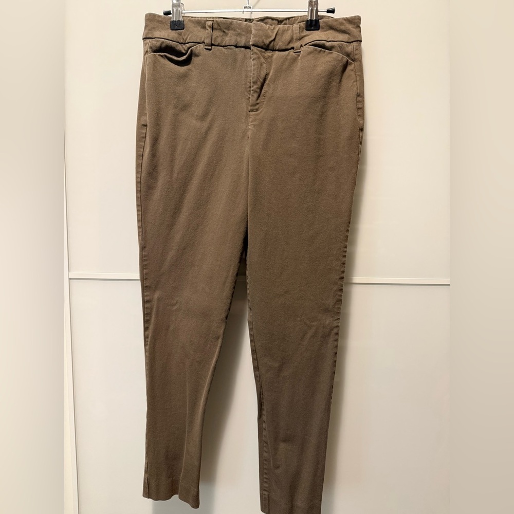 Old Navy Pixie Skinny Brown Pants - Picture 2 of 6